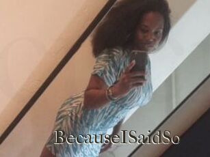 BecauseISaidSo